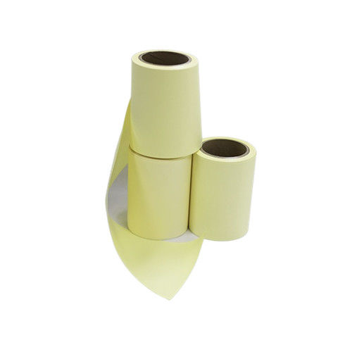 58g 0.055mm White Yellow Glassine Art Silicone Coated Release Liner Paper Roll