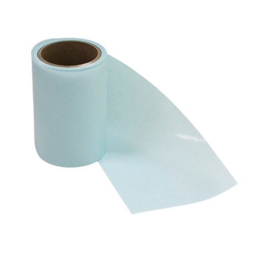 58g 0.055mm Blue Glassine Paper Self Adhesive Food Packaging Paper Roll