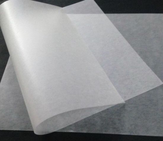 57gsm 60gsm Glassine Paper Blue White Release 0.046mm White Self Adhesive