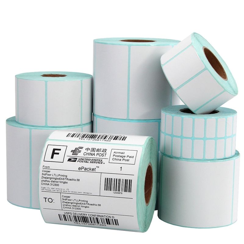 65GSM 70GSM Waterproof Thermal Label Paper Roll 50mm×25mm