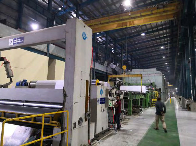 3200mm Triplex Wire Paper Making Equipment 180gsm Cylinder Mould Paper Machine