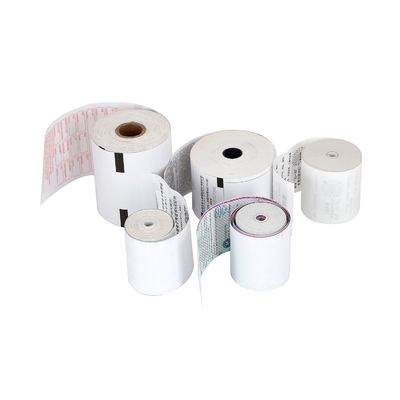 Image Black Thermal Label Paper Roll Self Adhesive Thermal Paper อายุการใช้งานภาพ ≥ 5 ปี