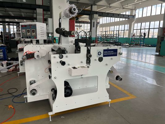 Automatic High Precision Roll to Roll Label Cutter Rotary Sticker Cutting Slitting Machine