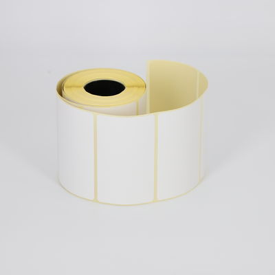 Glassine Paper Thermal Label Paper Roll For Thermo Label / Direct Self-adhesive Label Advantage Water And Oil Proof