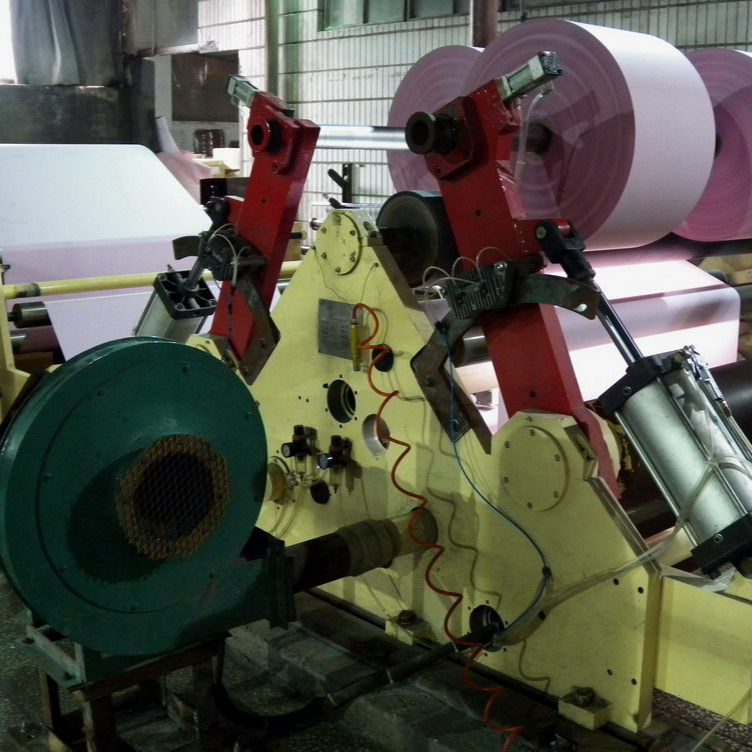 1200mm NCR Paper Roll Slitter Rewinder Carbonless Paper Slitting Rewinding Machine