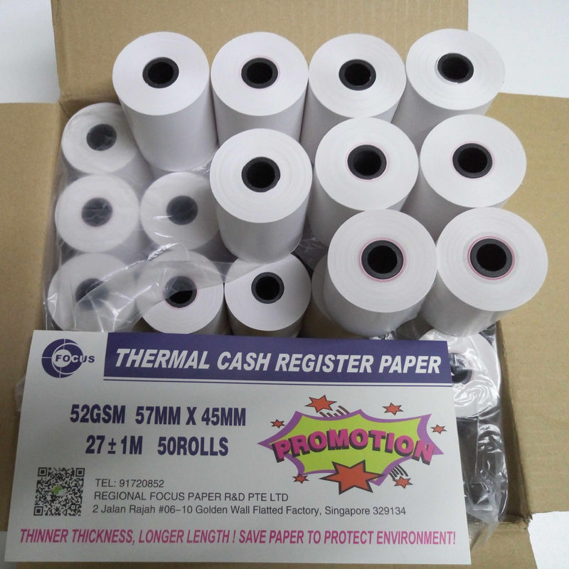 A GRADE Sharp Clean Imaging Jumbo Thermal Paper Roll For ATM/POS ROLL