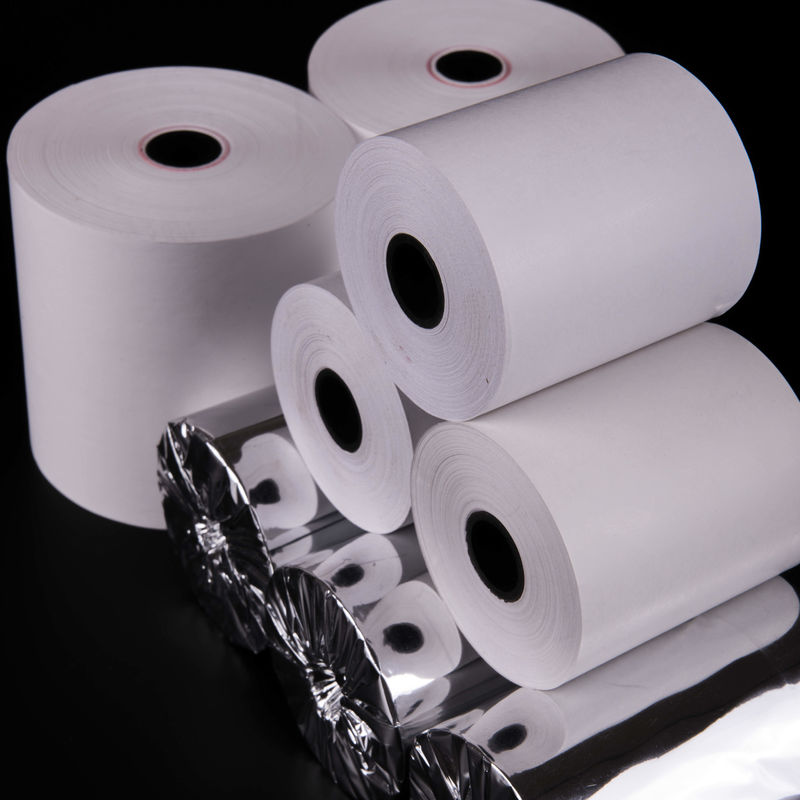 A GRADE Sharp Clean Imaging Jumbo Thermal Paper Roll For ATM/POS ROLL