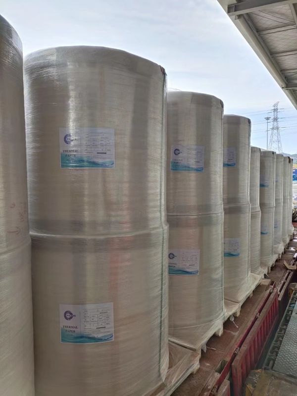 Grade A Thermal Paper Jumbo Reel 45 48 55 Gsm 100% Virgin Wood Pulp