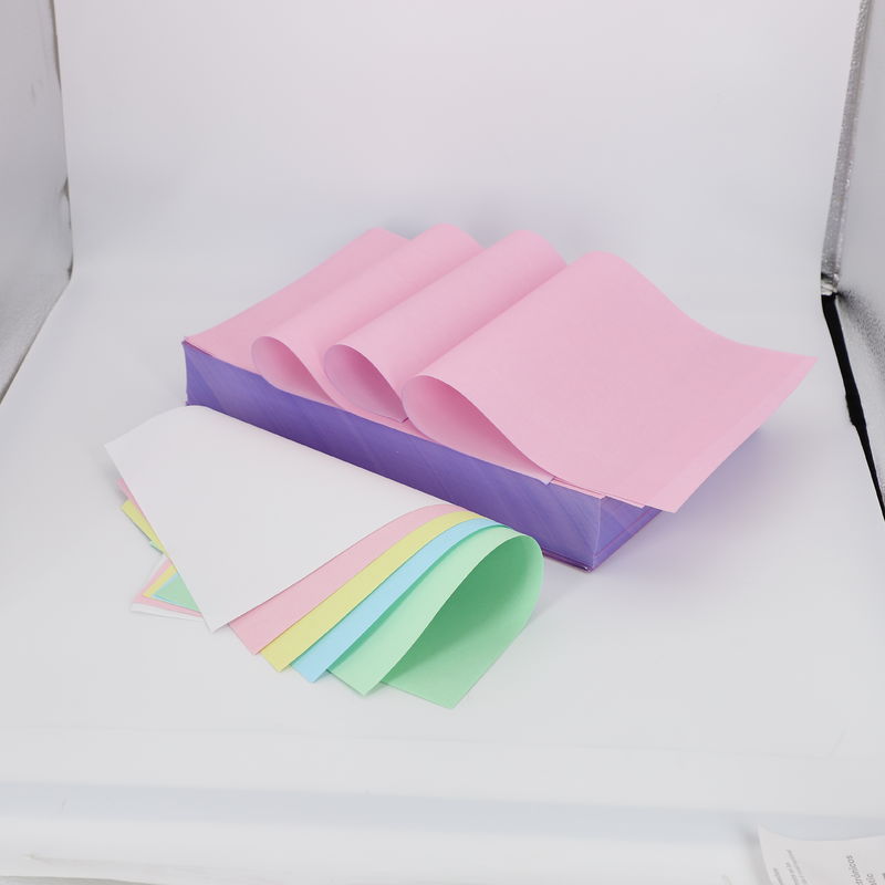 FOCUS Carbonless Paper 100% Imported Virgin Wood Pulp Blue Pink Green Yellow Invoice
