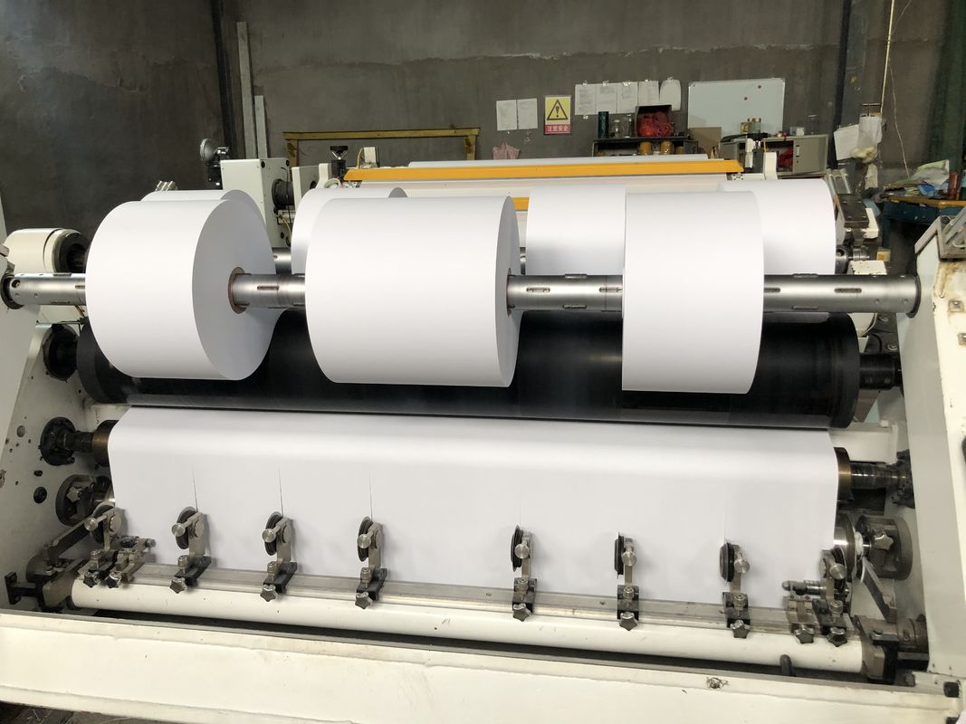 45-80gsm Jumbo Continuous Thermal Label Roll For ATM / POS Machine