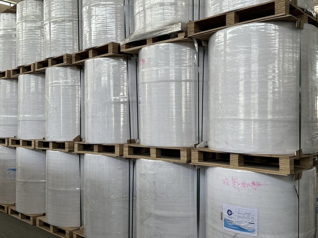 BPA Free Black Image High Smoothness 55GSM1035mm Jumbo Thermal Paper Roll