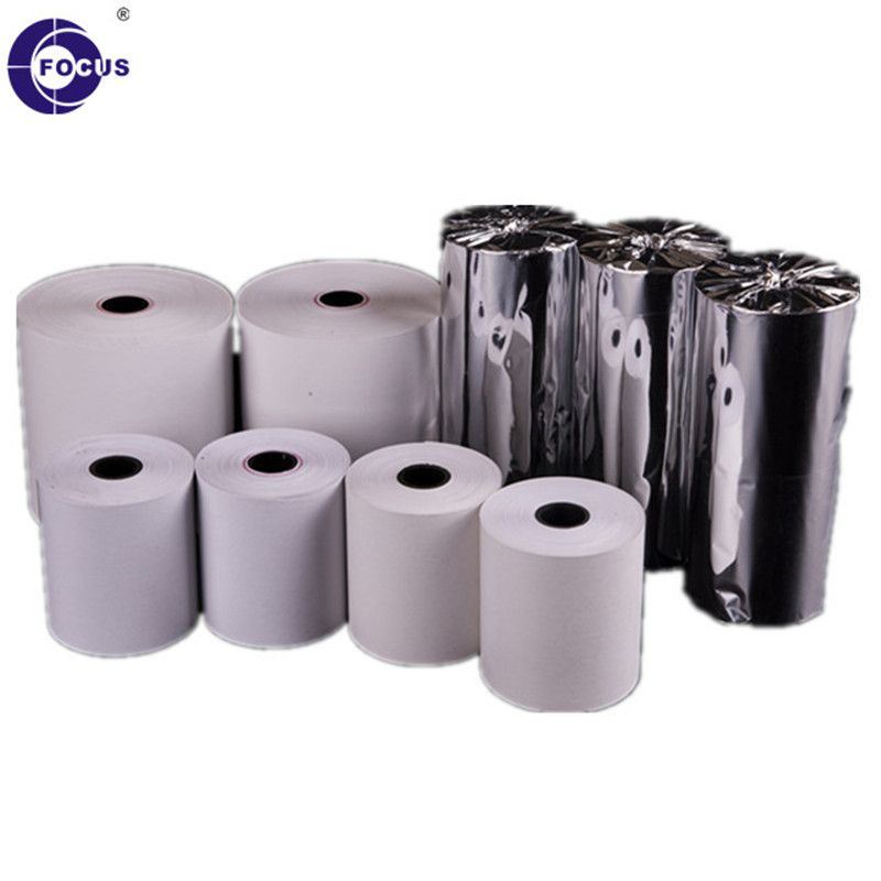 3 1/8 Roll Diameter Jumbo Thermal Paper Roll 45gsm For Printing