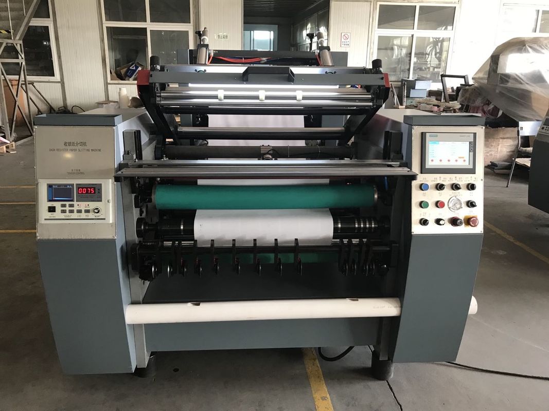 250gsm 160MM Paper Slitting And Rewinding Machine ATM Paper Reel Slitting