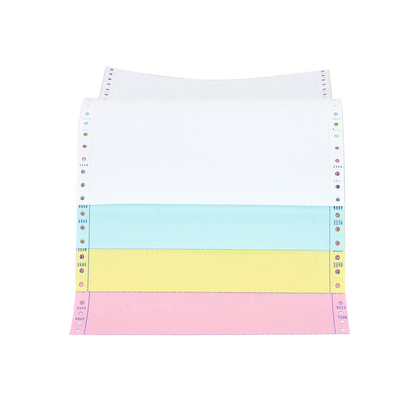 Customized Wood Pulp Smooth Invoice Receipt 5 Plys NCR Paper Sharp Image